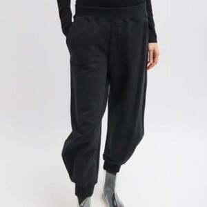 Tibi Black Calder Sweatpants